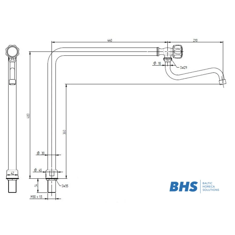 Bодопроводный кран 10101