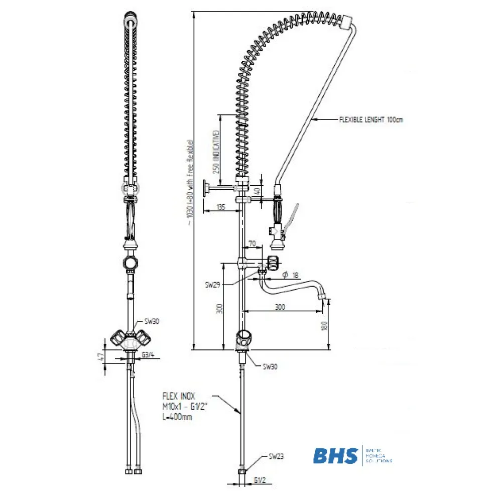 Душ со смесителем 20111