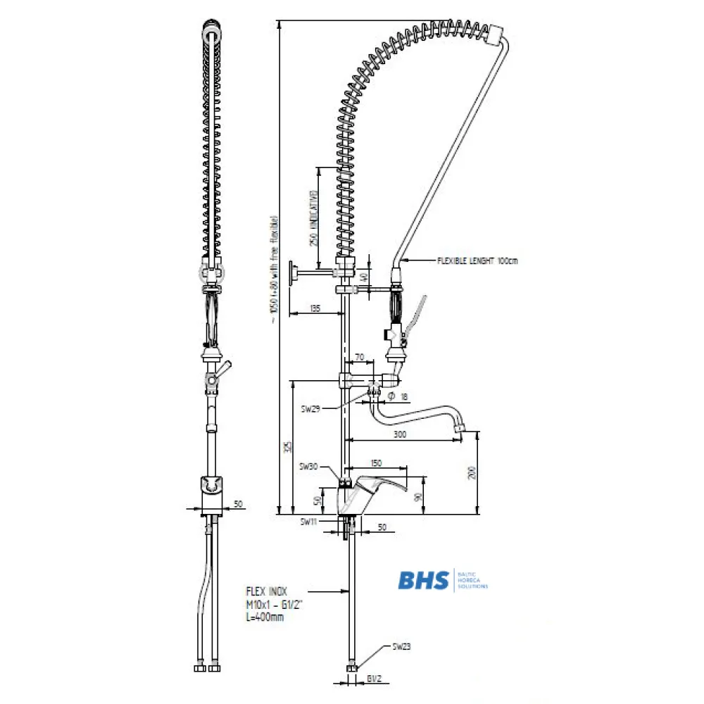 Душ со смесителем 20220