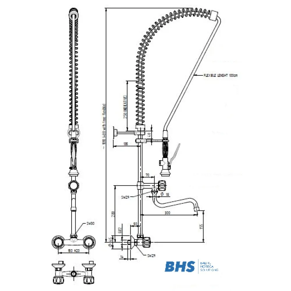 Душ со смесителем 10206