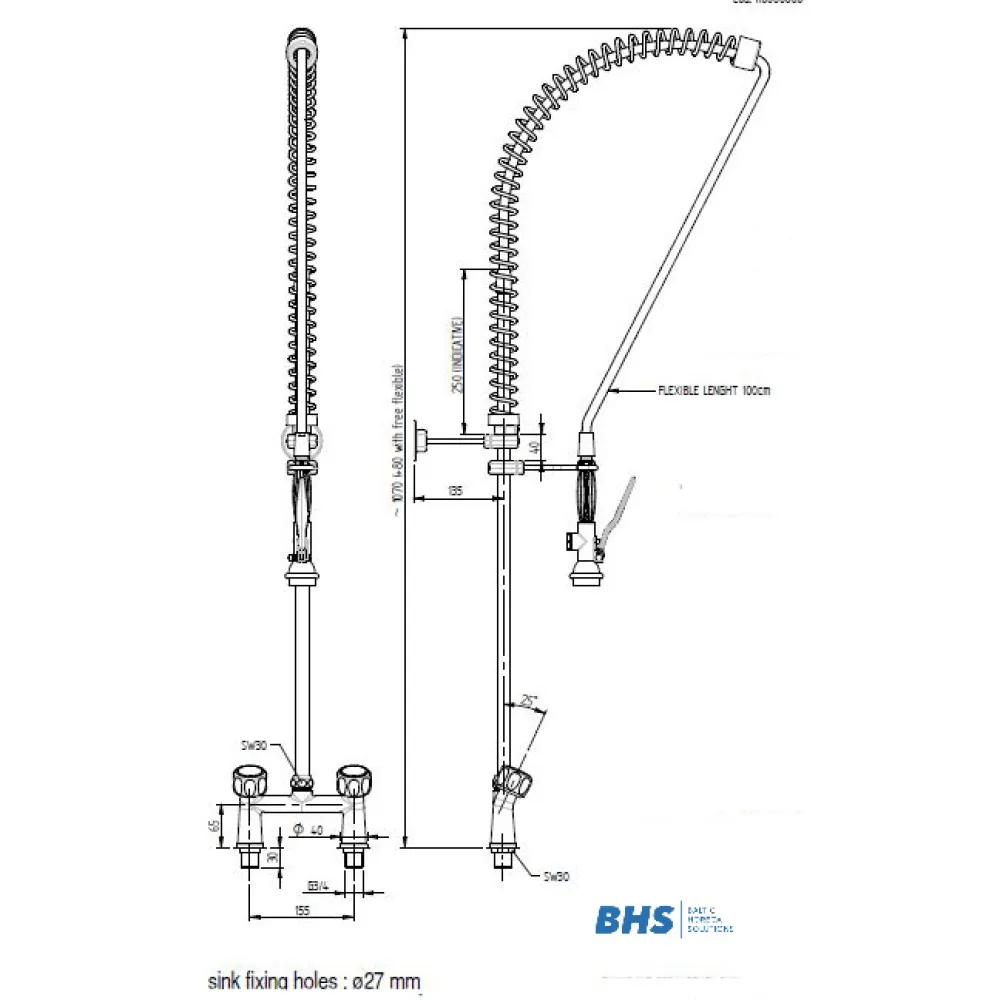 Душ со смесителем 20127