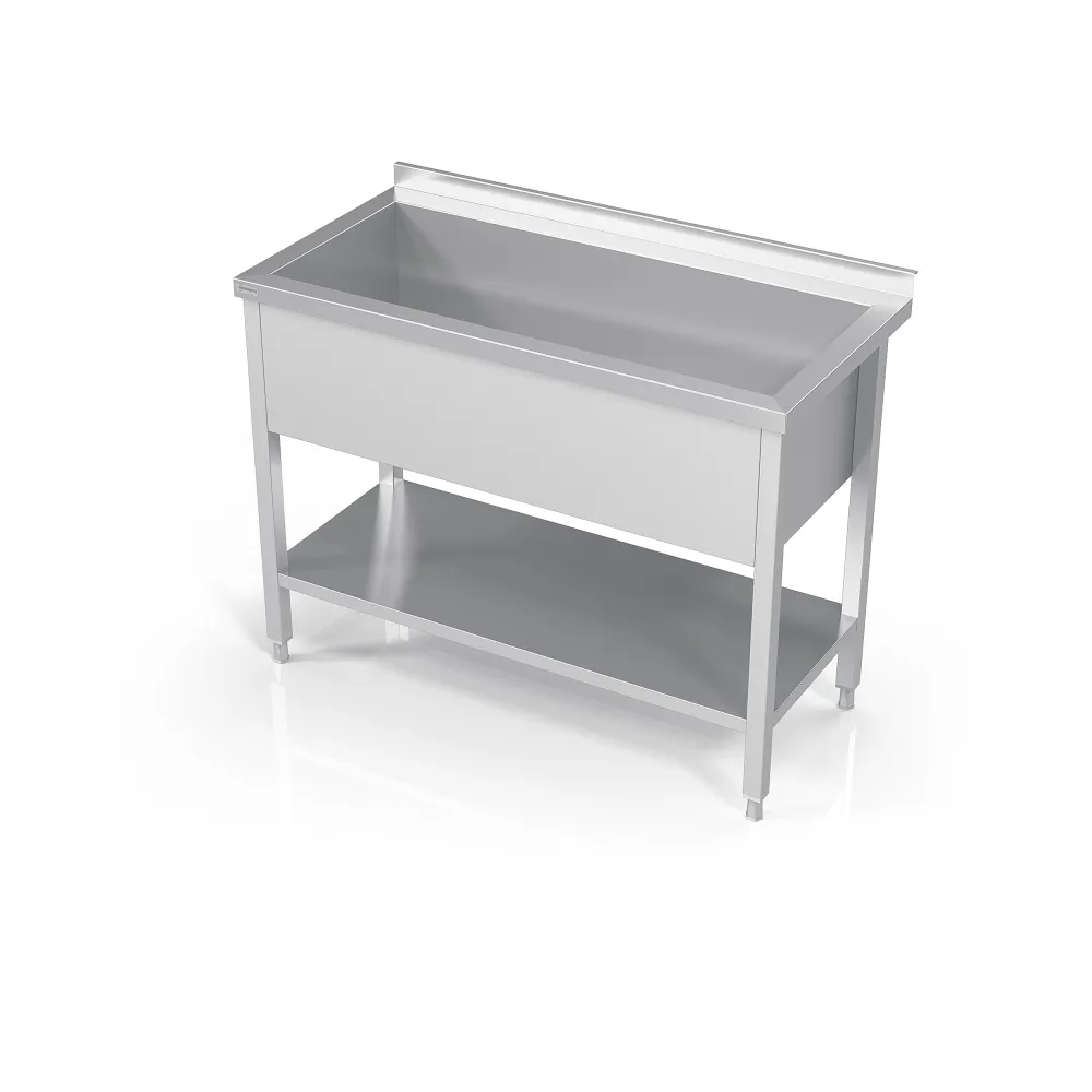 Стол с бассейном и полкой 1300