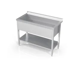 Стол с бассейном и полкой 800