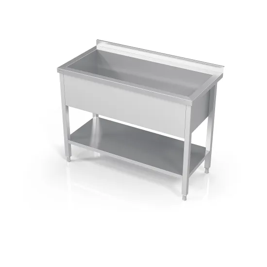 Раковина для кастрюль с полкой