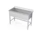 Стол из нержавеющей стали с интегрированной мойкой 900