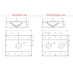 Центральная вытяжка с фильтрами HNCD 2400