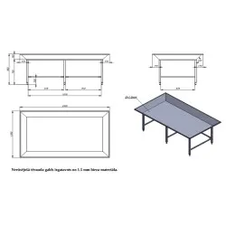 Сортировочный стол для Latvijas Pasts