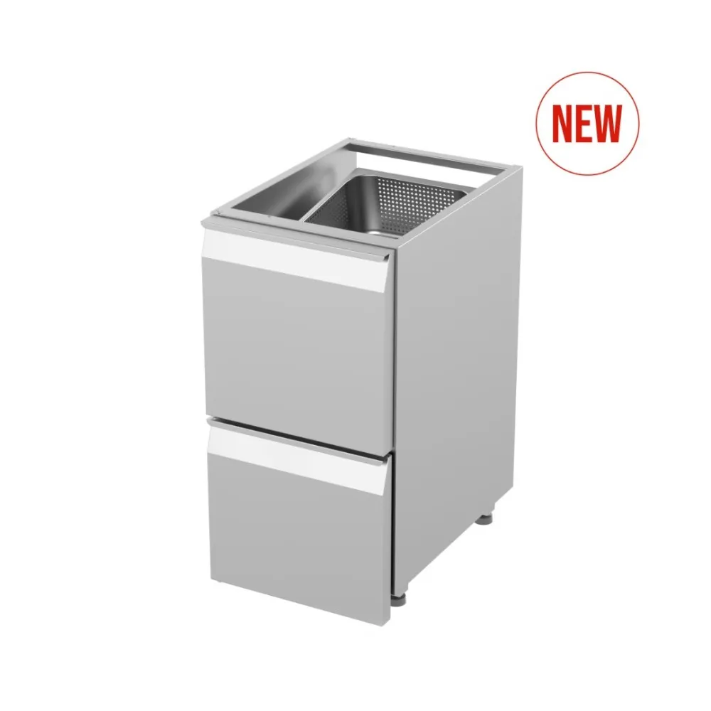 Модуль с одним нейтральным ящиком и одним ящиком для хранения льда