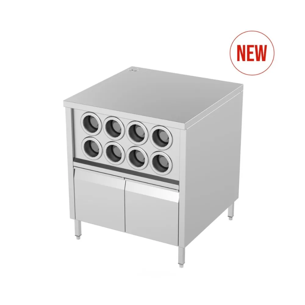 Стол для напитков с закрывающимися дверцами