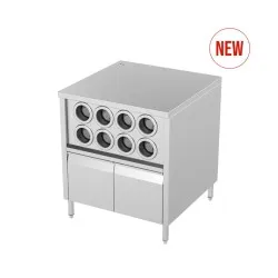 Стол для напитков с закрывающимися дверцами