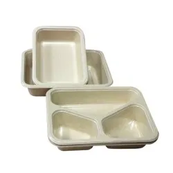 Вакуумные лотки Compostable 2 отсека