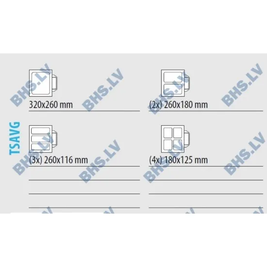 Аксессуары для термозапечатывающих машин TS-TSA-TSAVG