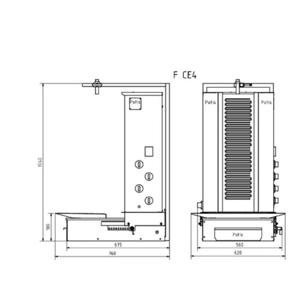 Электрический гирос F CE4 70kg