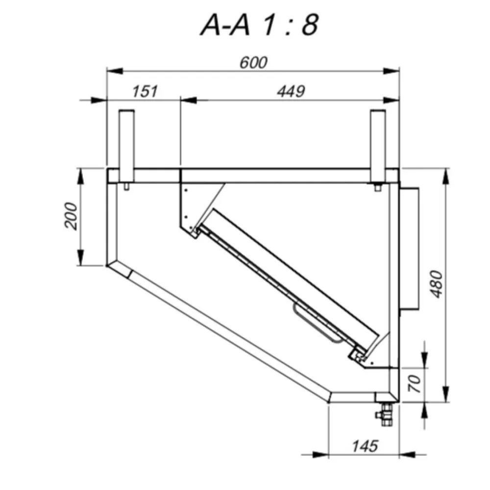Проект - кухонная вытяжка 800