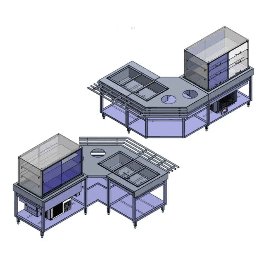 Проект - Обеденная линия с мармитом 