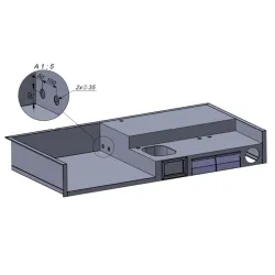 Проект - рабочая поверхность с раковиной