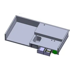 Проект - рабочая поверхность с раковиной