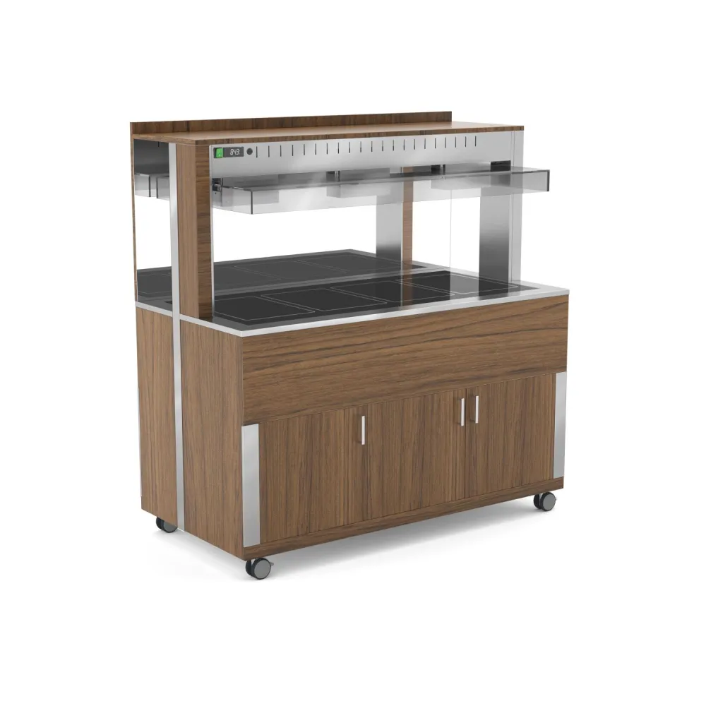 ГОРЯЧАЯ ПОВЕРХНОСТЬ ИЗ ЗАКАЛЕННОГО СТЕКЛА С НАГРЕВОМ ГАЛОГЕННОЙ ЛАМПОЙ ATHENA 3 PC/HALO W