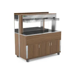 ГОРЯЧАЯ ПОВЕРХНОСТЬ ИЗ ЗАКАЛЕННОГО СТЕКЛА С НАГРЕВОМ ГАЛОГЕННОЙ ЛАМПОЙ ATHENA 5 PC/HALO W