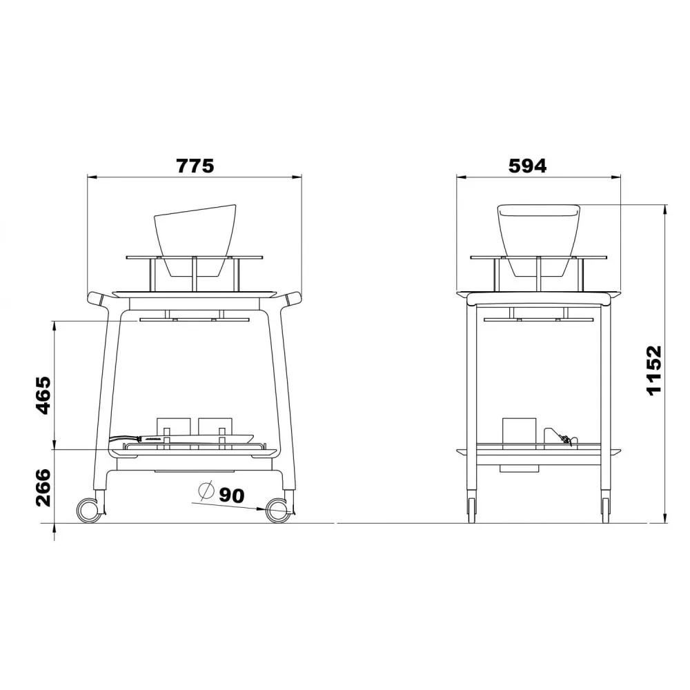 ТЕЛЕЖКА ДЛЯ ШАМПАНСКОГО АРИАННА БОЛЛЕ