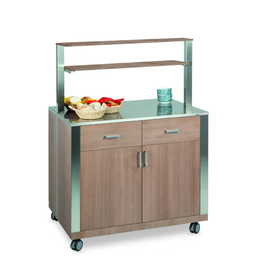 НЕЙТРАЛЬНЫЙ МОДУЛЬ С ВЕРХНИМИ ПОЛКАМИ, ДВЕРЦАМИ И ЯЩИКАМИ ATHENA SAL 2 AL