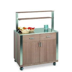 НЕЙТРАЛЬНЫЙ МОДУЛЬ С ВЕРХНИМИ ПОЛКАМИ, ДВЕРЦАМИ И ЯЩИКАМИ ATHENA SAL 2 AL