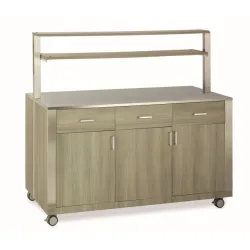 НЕЙТРАЛЬНЫЙ МОДУЛЬ С ВЕРХНИМИ ПОЛКАМИ, ДВЕРЦАМИ И ЯЩИКАМИ ATHENA SAL 3 AL