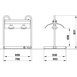 ПОВЕРХНОСТЬ НАГРЕВА VULCANO  2/1