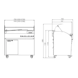 Автоматическая хлеборезка S40S
