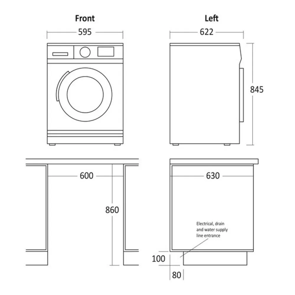 Сушилка для белья TRK 3308 W