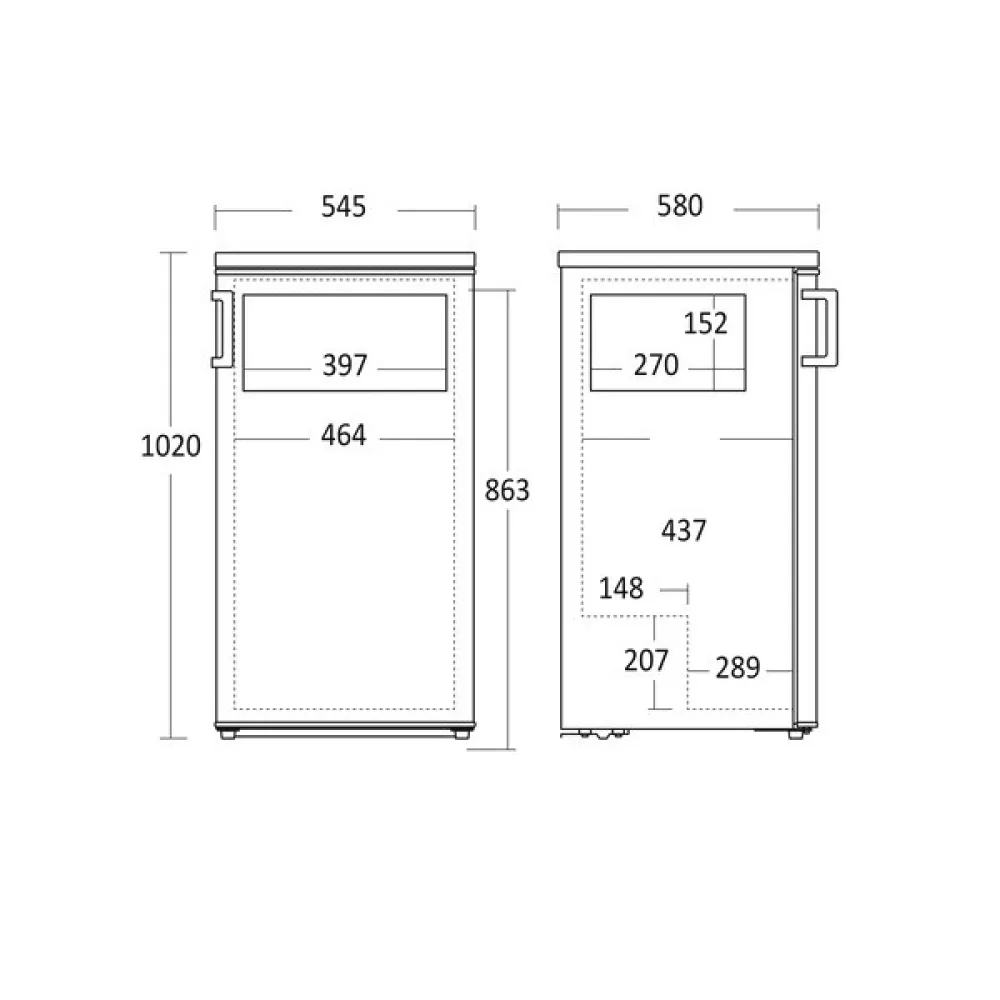 Холодильник с морозилкой SKB 182 WE