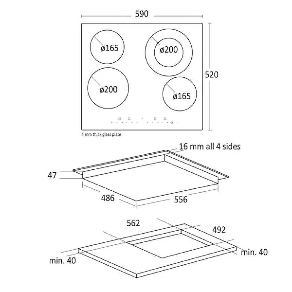 Керамическая плита K 62