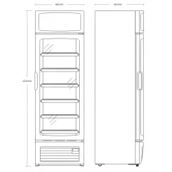 Морозильник 329L KF870E