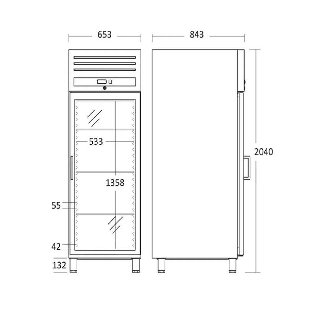 Xолодильник GUR 700 X