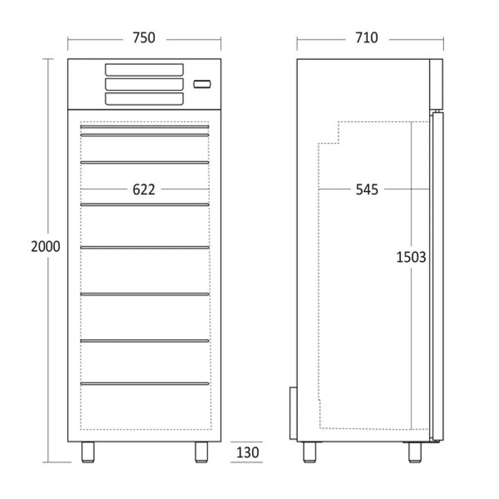 Морозильник GUF600W