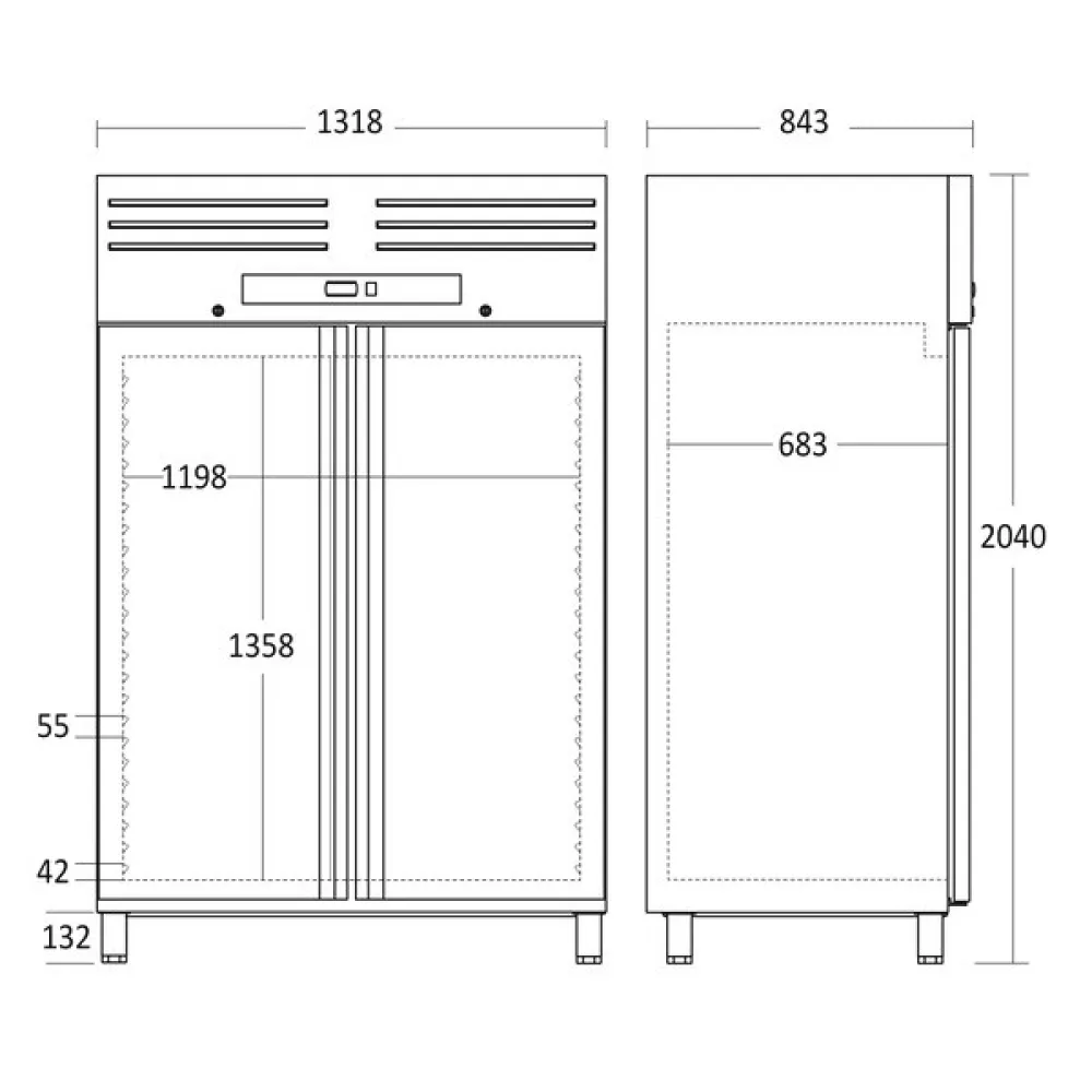 Xолодильник GUR 1400 X