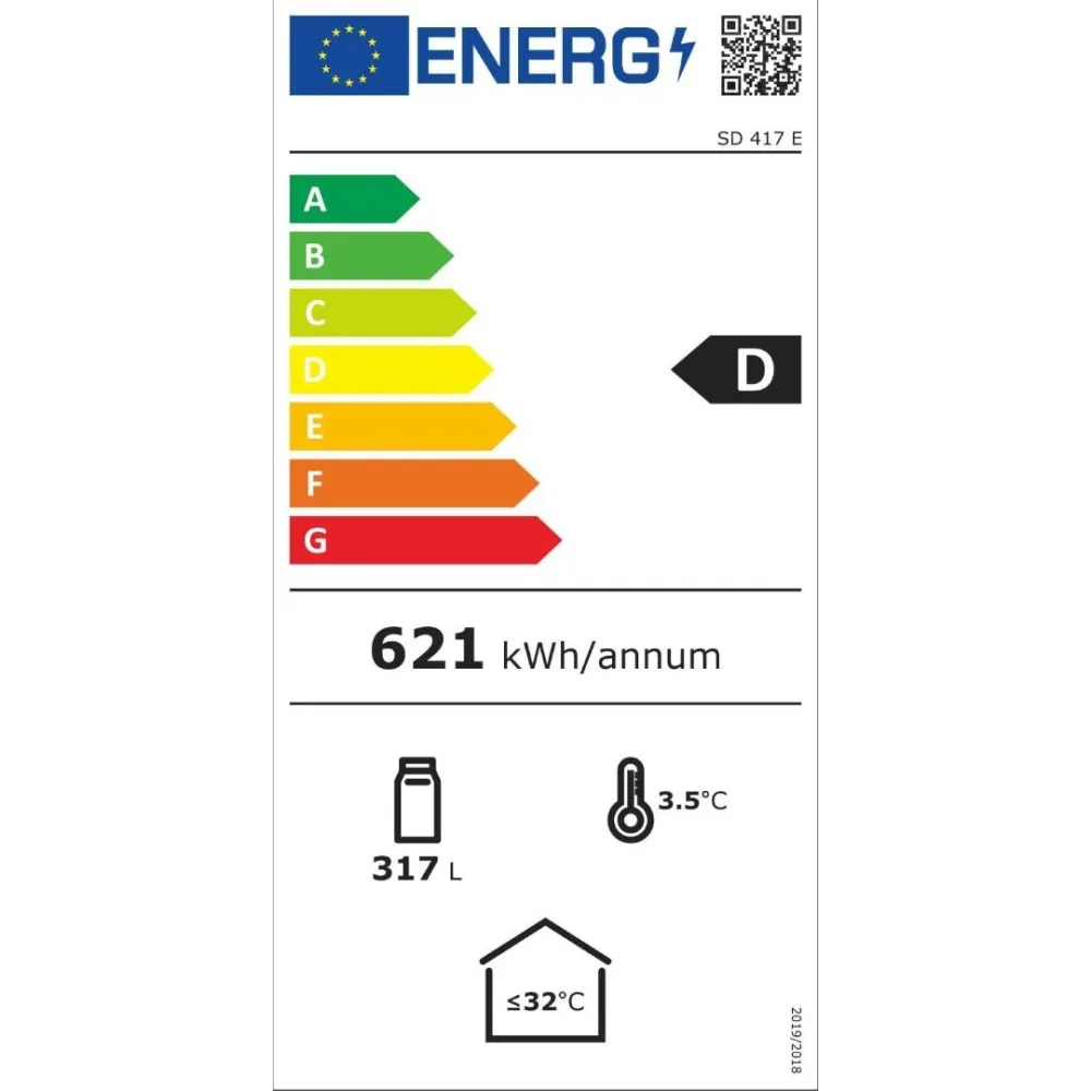 Холодильный шкаф 280Л SD417E