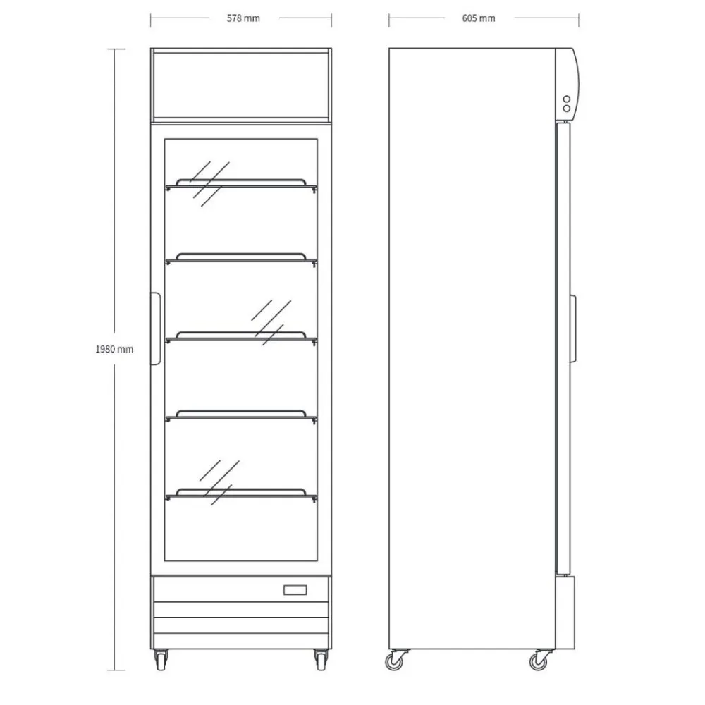 Холодильный шкаф 280Л SD417E