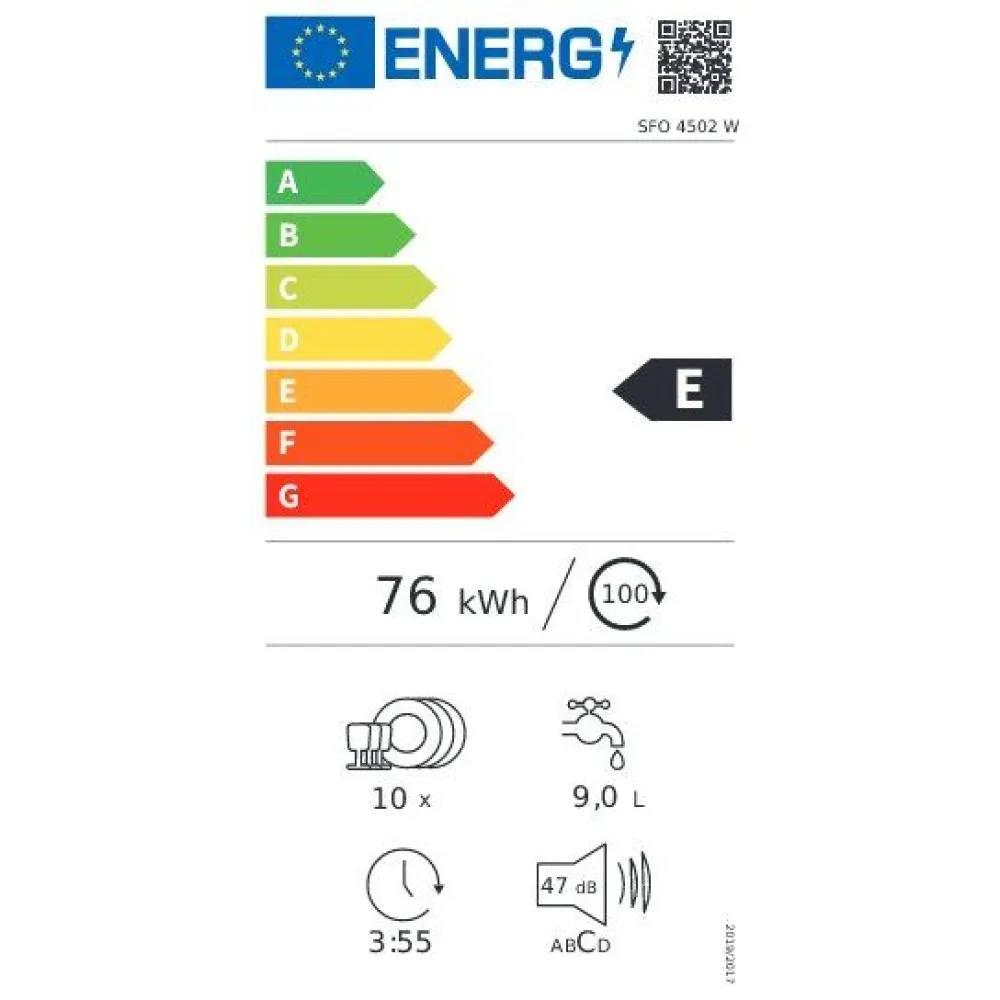 Посудомоечная машина SFO 4502 W