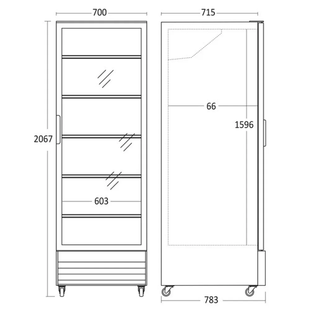 Холодильник SD 726 BE