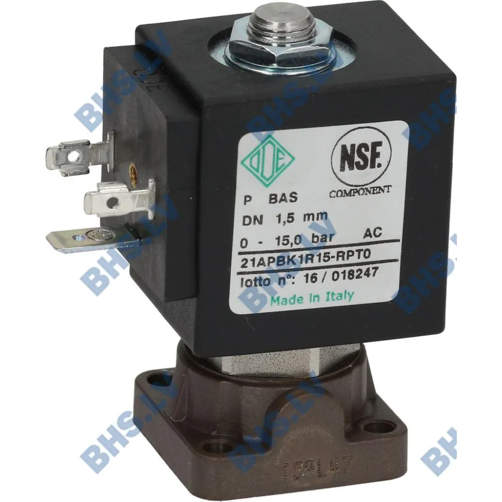 SOLENOID VALVE ODE 2-WAY 230/240V 8W