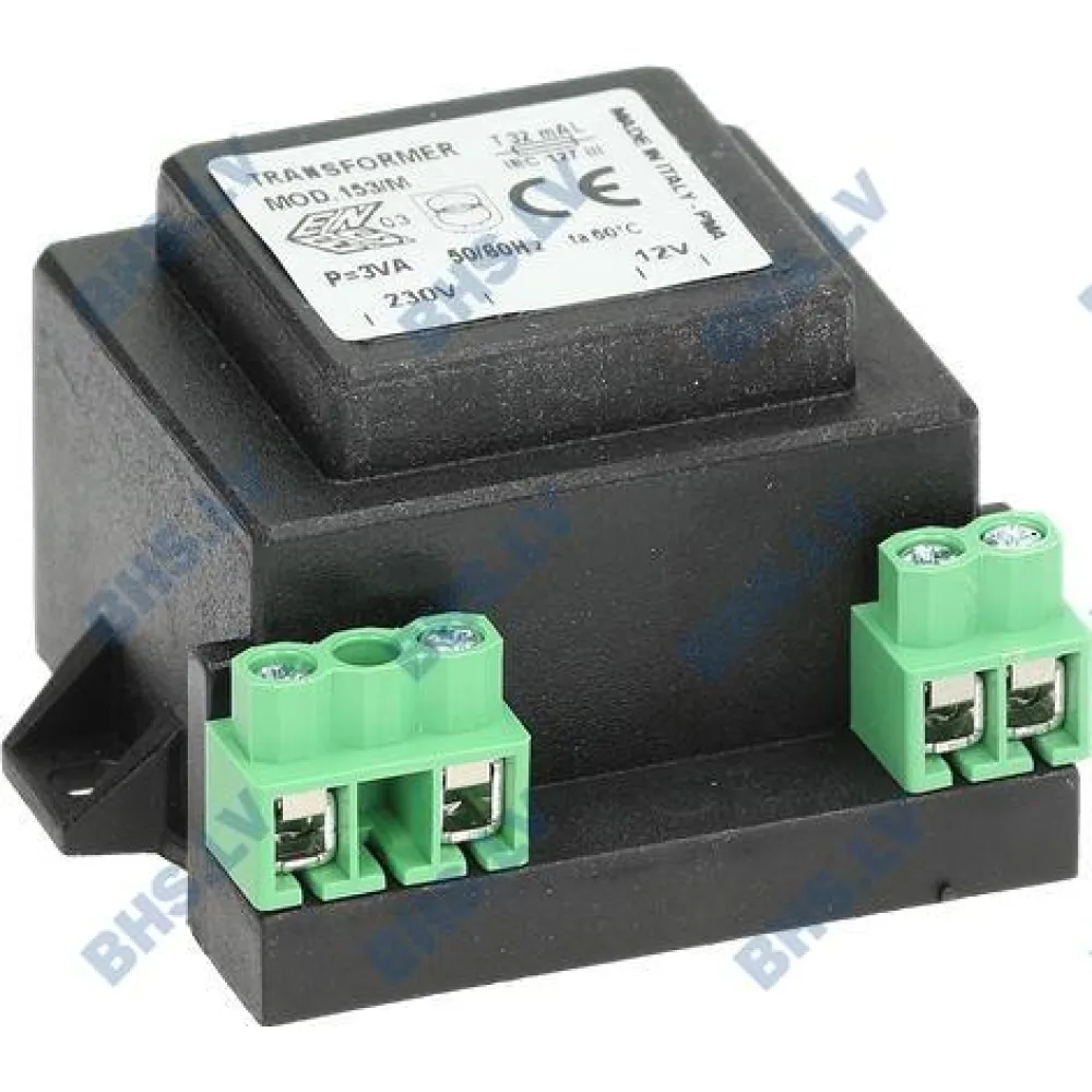 TRANSFORMER 230V/12V 3VA