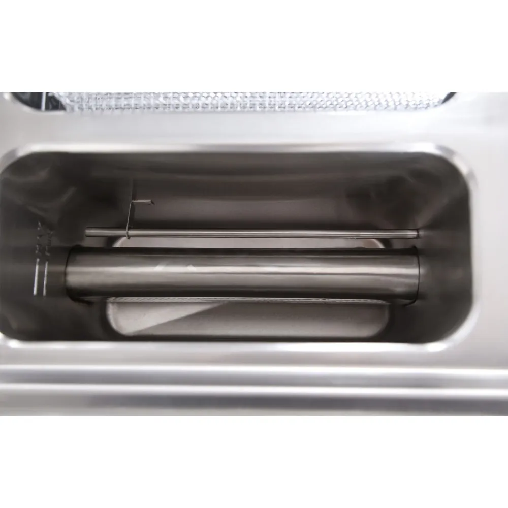 Газовая фритюрница с холодной зоной 2x8 л.