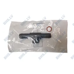 Water t-piece rinse aid dispenser