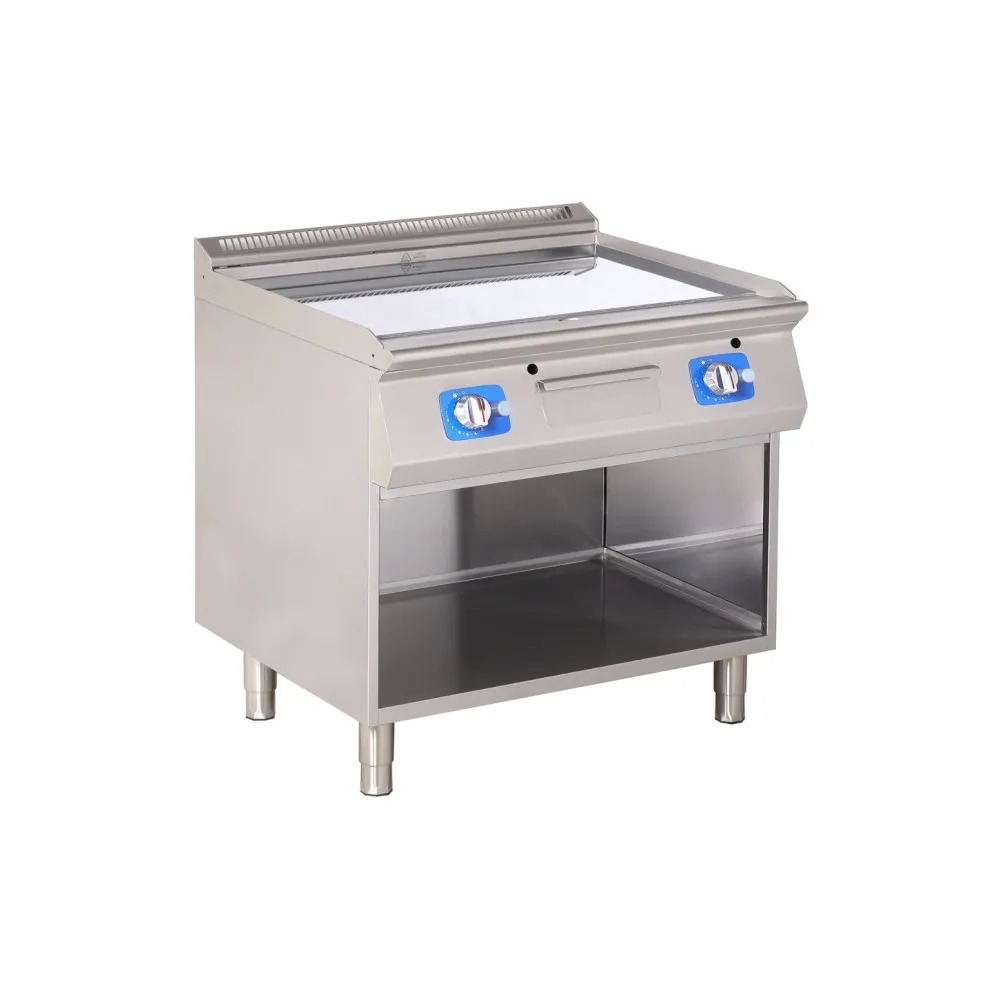 Газовая хромированная жарочная поверхность на открытом основании 13 кВт