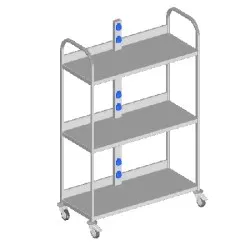 Тележка для обслуживания номеров (для горячих блюд в номерах)