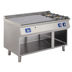 Газовая плита с горелками и чугунной поверхностью 21.3 KW