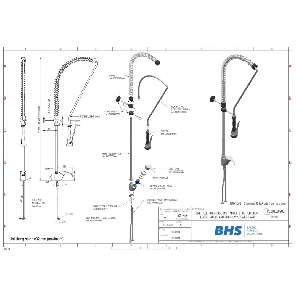 Смеситель для полоскания  P20202