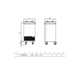 Витрина для мороженого V410V