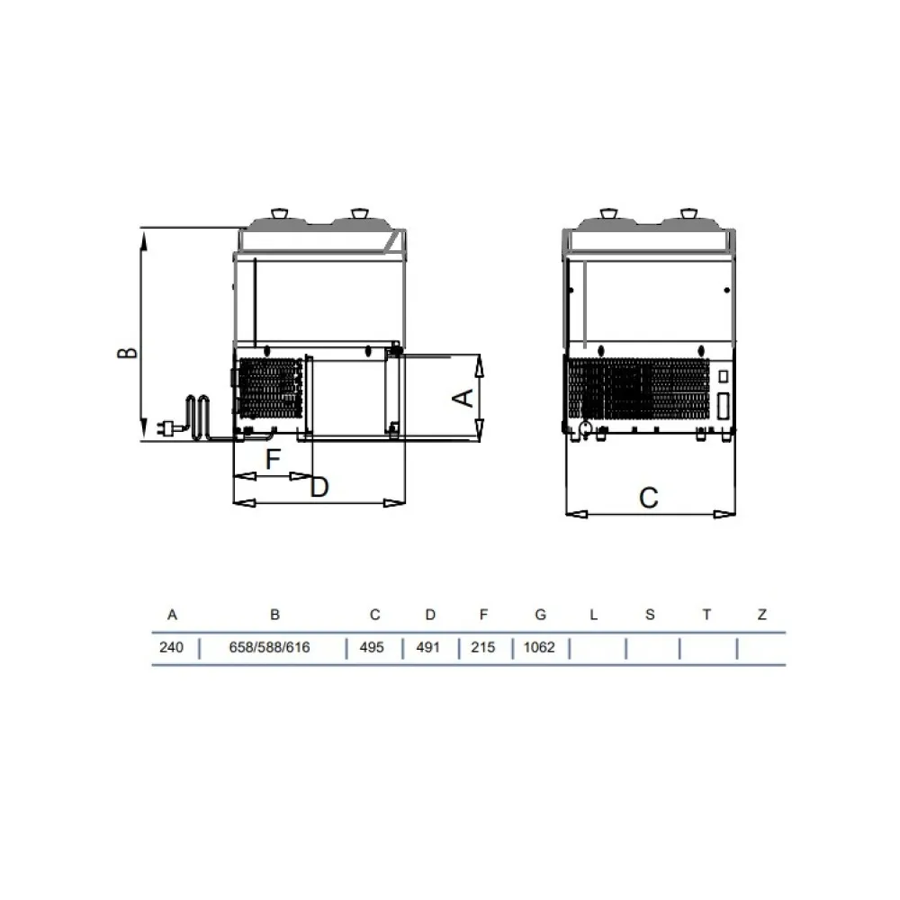 Витрина для мороженого V420CFI